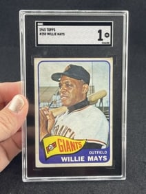 1965 Topps Willie Mays Baseball Card