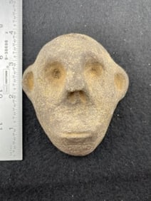 Stone Face Effigy Indian Artifact Arrowhead