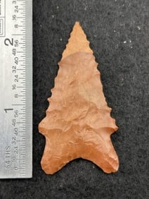 2 & 1/4" Dalton Indian Artifact Arrowhead