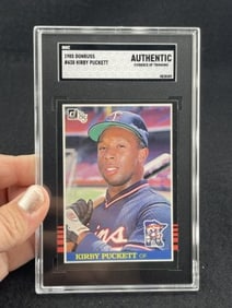 1985 Donruss Kirby Puckett Baseball Card