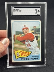 1965 Topps Pete Rose Baseball Card