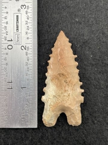 2 & 1/4" Dalton Indian Artifact Arrowhead (1 of 3)