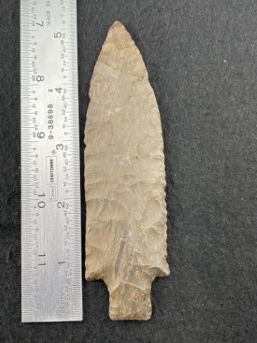 5 & 3/16" Etley Indian Artifact Arrowhead (1 of 3)