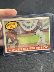 1959 Topps Mickey Mantle Baseball Card