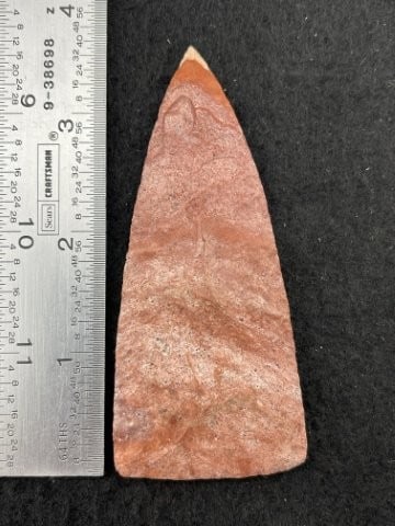 3 & 3/4" Colorful Scottsbluff Knife Indian Artifact Arrowhead (1 of 4)