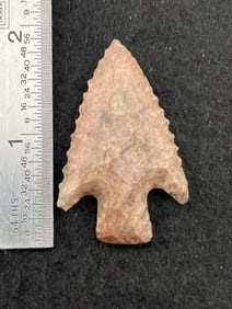 1 & 7/8" Arrow Point Indian Artifact Arrowhead