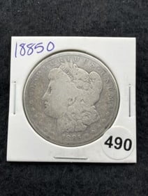 1885 O Morgan Silver Dollar Coin