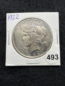 1922 Peace Silver Dollar Coin