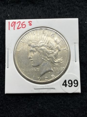 1925 S Peace Silver Dollar Coin (1 of 2)