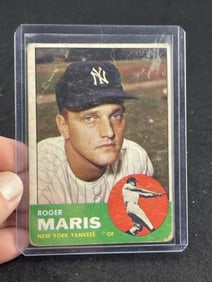 1963 Topps Roger Maris Baseball Card