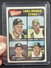 1965 Topps Jim Catfish Hunter Rookie Stars Baseball Card