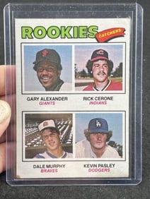 1977 Topps Dale Murphy Rookies Catchers Baseball Card