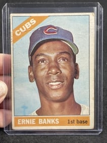 1966 Topps Ernie Banks Baseball Card