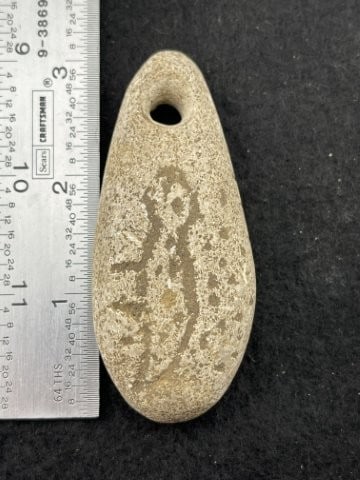 Engraved Pendant Indian Artifact Arrowhead (1 of 5)