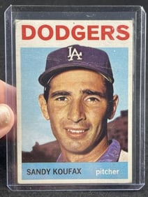 1964 Topps Sandy Koufax Baseball Card