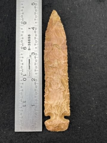 Dovetail Indian Artifact Arrowhead: KEY WORDS: INDIAN ARTIFACT ARTIFACTS ARROWHEAD ARROWHEADS NATIVE AMERICAN MISSISSIPPIAN QUAPAW CADDO POTTERY COINS MORGAN DOLLAR PEACE DOLLAR SILVER COINS. All coins have been Sigma tested for authent