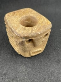 Human Effigy Stone Pipe Indian Artifact Arrowhead