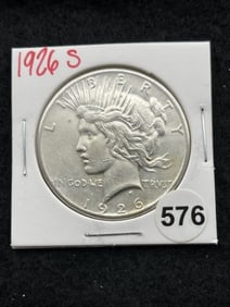 1926 S Peace Silver Dollar Coin