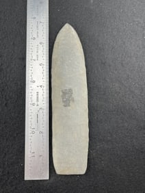 Slate Spear Point Indian Artifact Arrowhead