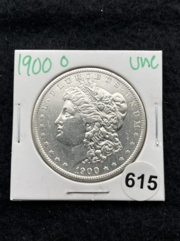 1900 O UNC Morgan Silver Dollar Coin (1 of 2)