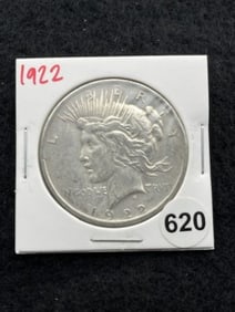 1922 Peace Silver Dollar Coin
