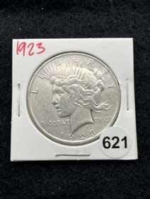 1923 Peace Silver Dollar Coin