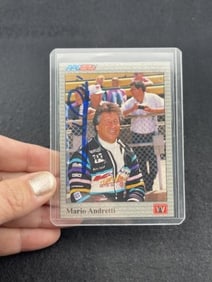 Mario Andretti Hand Signed Authentic Autograph