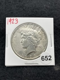 1923 Peace Silver Dollar Coin