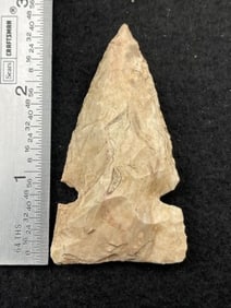 Side Notch Indian Artifact Arrowhead