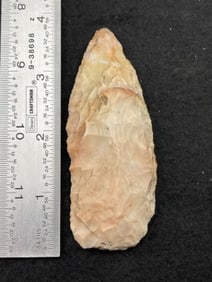 Agate Basin Indian Artifact Arrowhead
