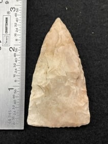 Triangle Indian Artifact Arrowhead
