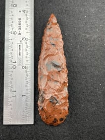Mahogany Obsidian Blade Indian Artifact Arrowhead