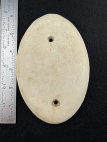 Large Gorget Indian Artifact Arrowhead