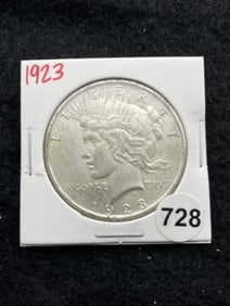 1923 Peace Silver Dollar Coin