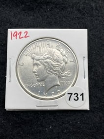 1922 Peace Silver Dollar Coin