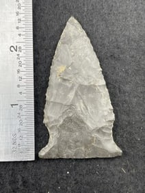 2 & 1/2" Side Notch Indian Artifact Arrowhead