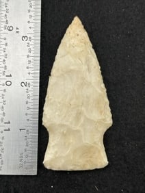 3 & 1/4" Hardin Indian Artifact Arrowhead