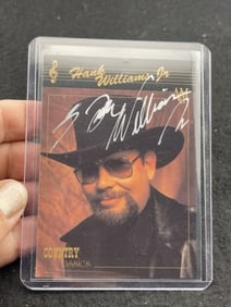 Hank Williams Jr. Hand Signed Authentic Autograph