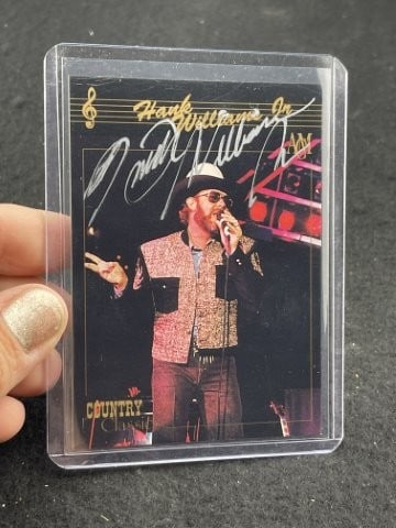 Hank Williams Jr. Hand Signed Authentic Autograph (1 of 2)