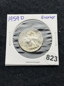 1959 D Washington Quarter Coin