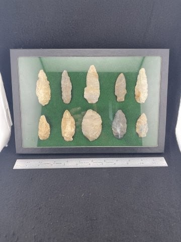 Frame of Very Nice Arrowheads frame IS included (1 of 4)