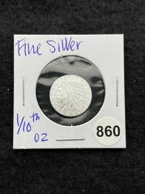 1/10th Fine Silver Coin