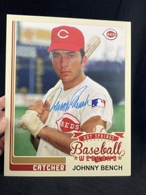 Jonny Bench Hand Signed Authentic Autograph 8x10"