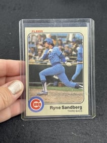1983 Fleer Ryne Sandberg Rookie Baseball Card
