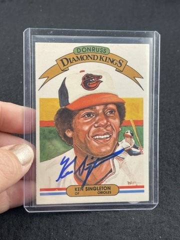 Ken Singleton Hand Signed Authentic Autograph (1 of 2)