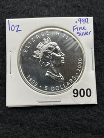 1 Ounce .999 Fine Silver Coin
