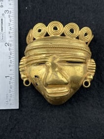 Tumbaga Tairona Gold Figurine UNKNOWN MATERIAL