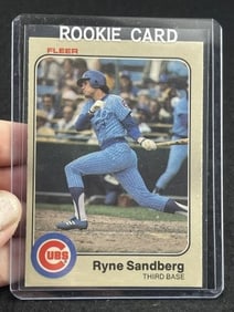 1983 Fleer Ryne Sandberg Rookie Baseball Card