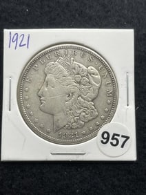 1921 Morgan Silver Dollar Coin