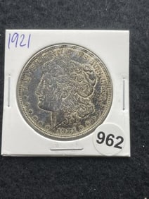 1921 Morgan Silver Dollar Coin